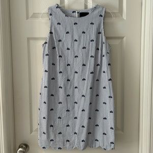 Cynthia Rowley Seersucker Bicycle Print Dress
